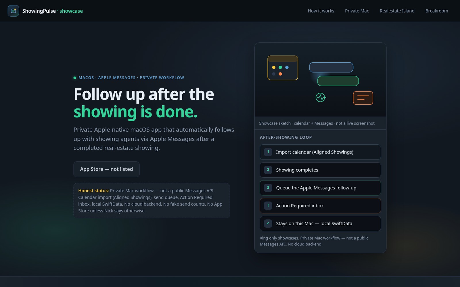 ShowingPulse product showcase